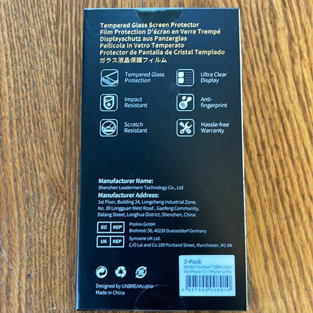 Glass screen protector